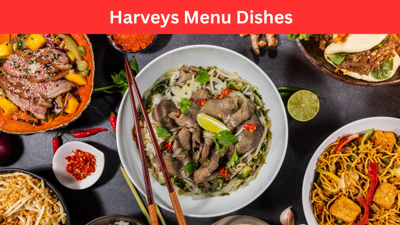 Harveys Menu Dishes