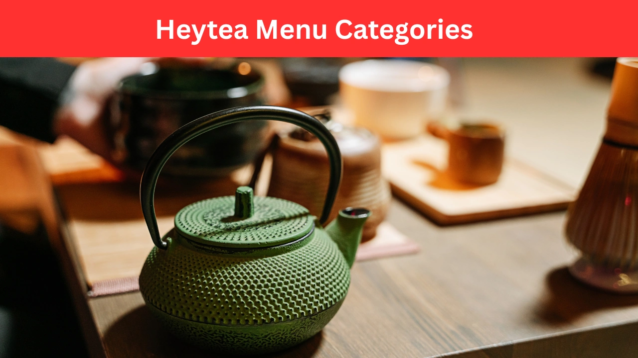 Heytea Menu Categories