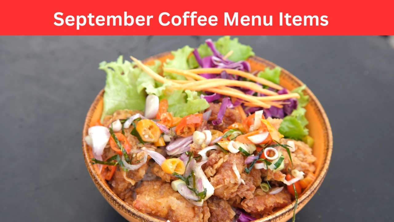 September Coffee Menu Items