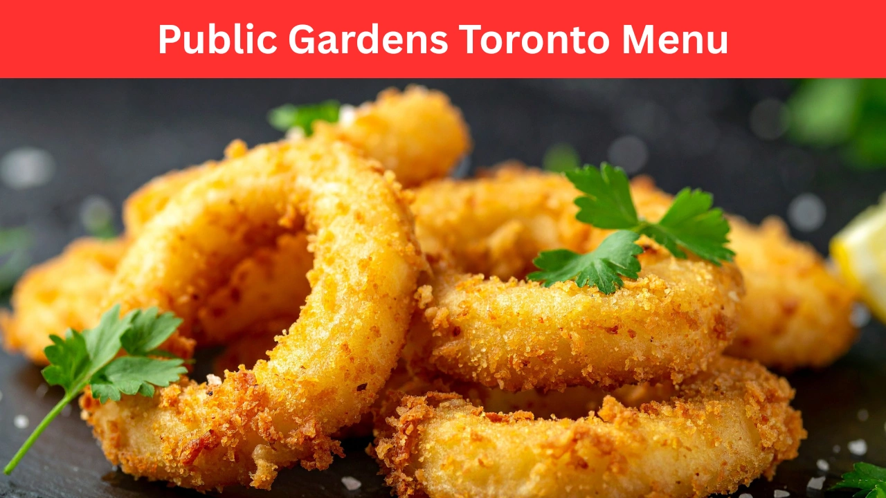 public gardens toronto menu