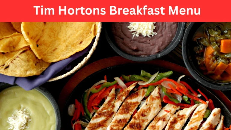 tim hortons breakfast menu