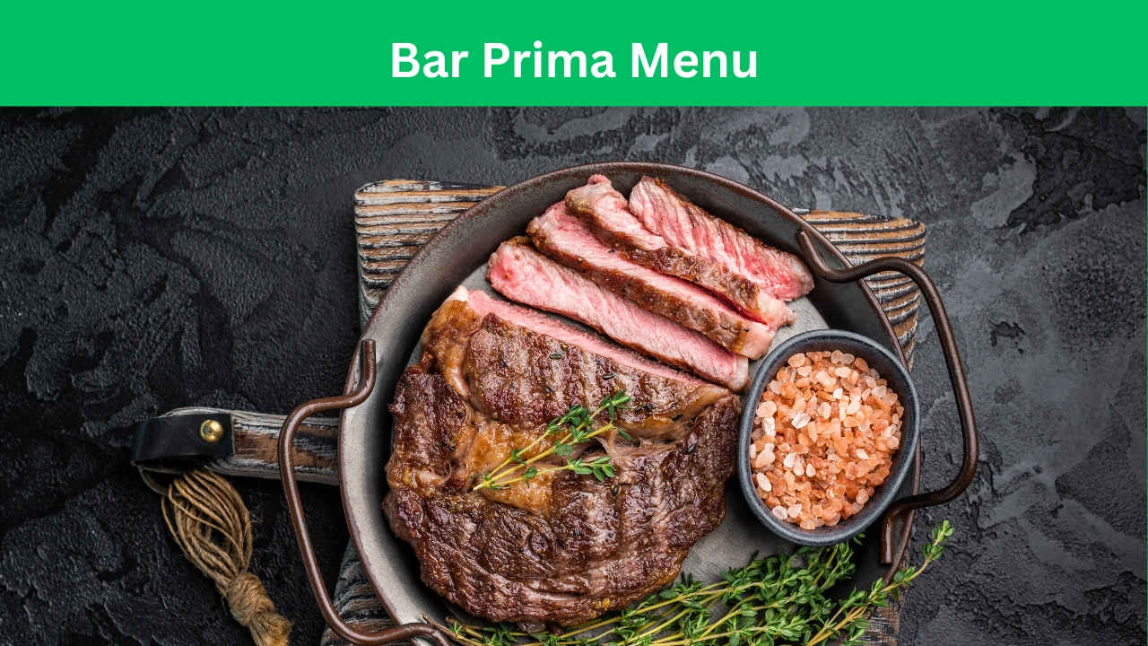 bar prima menu