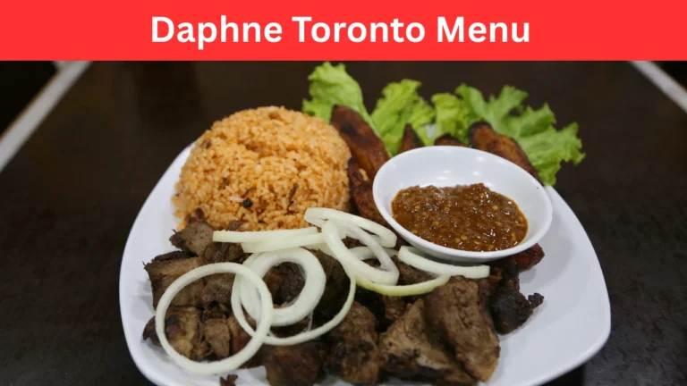 daphne toronto menu
