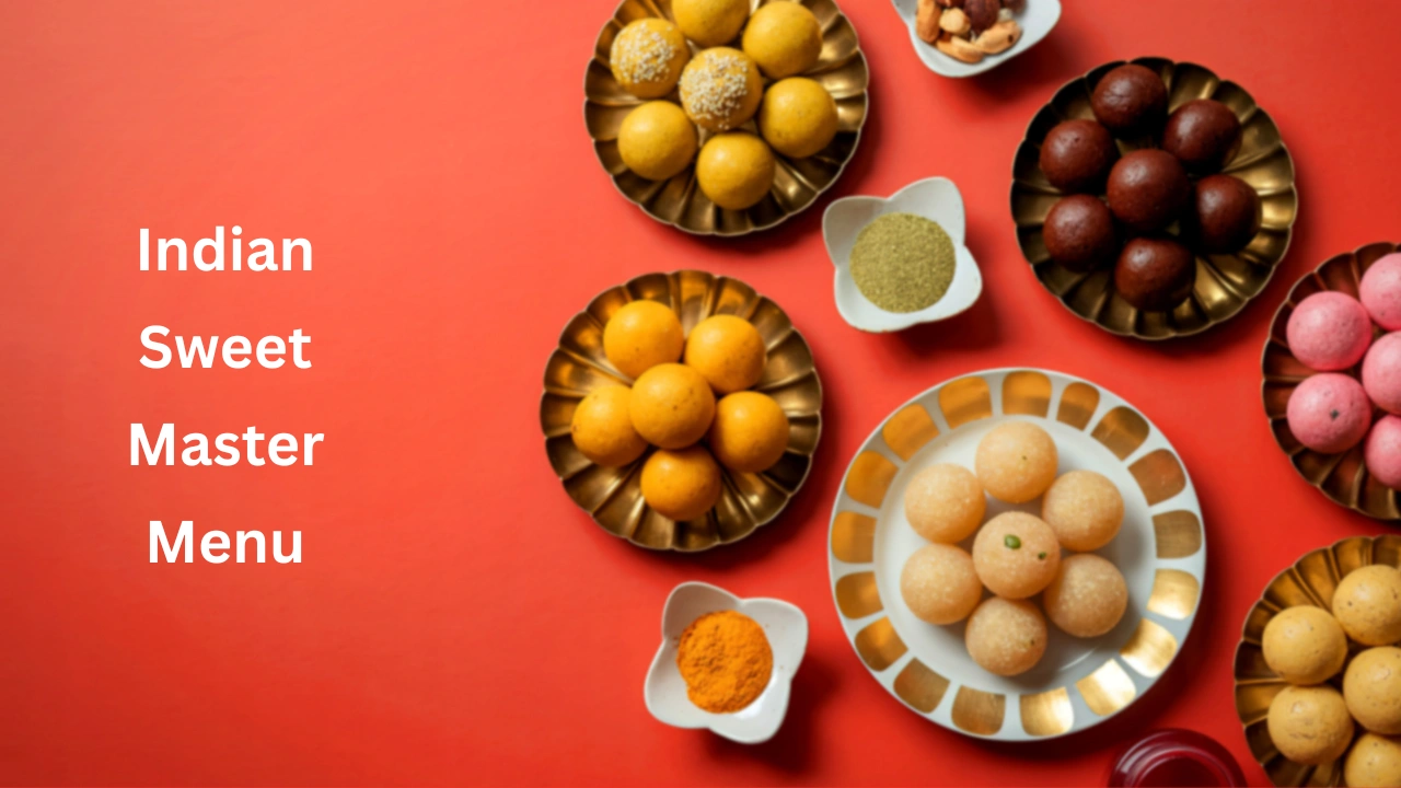 indian sweet master menu