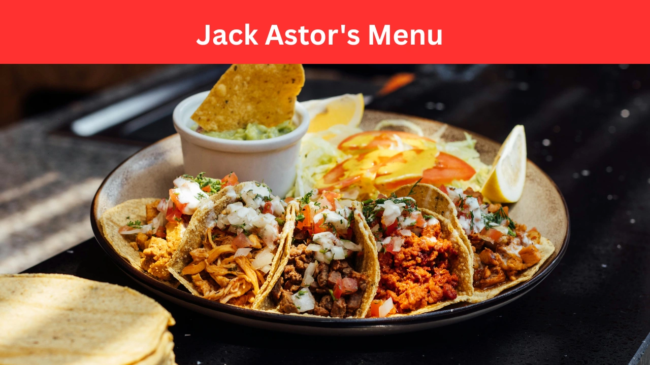 Jack Astor's Menu
