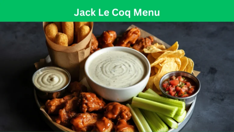 jack le coq menu
