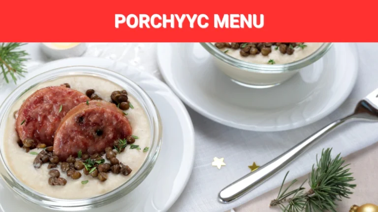 porchyyc menu