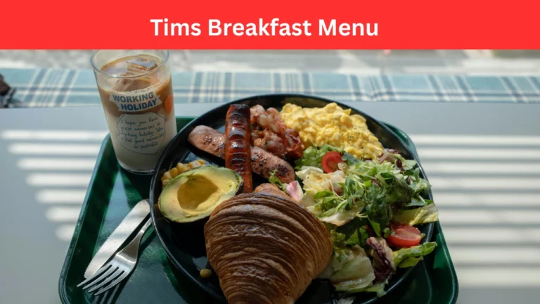 tims breakfast menu