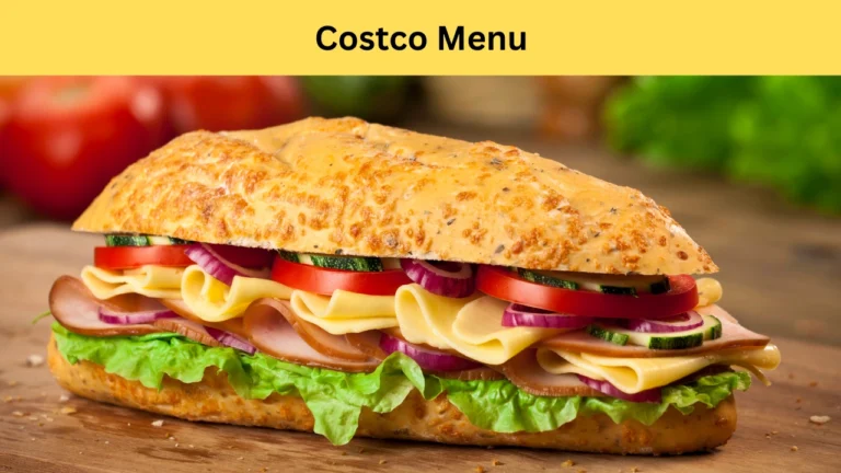 Costco menu