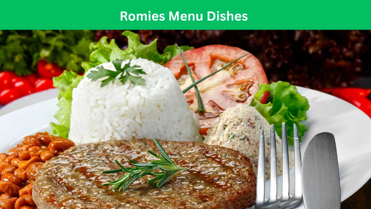 Romies Menu Dishes