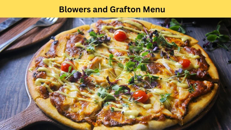blowers and grafton menu