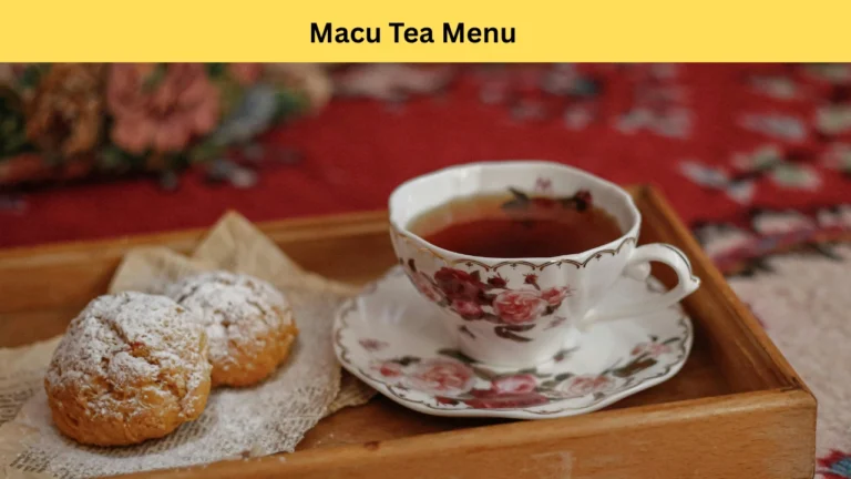 macu tea menu