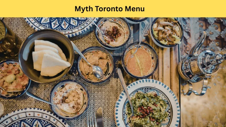 myth toronto menu