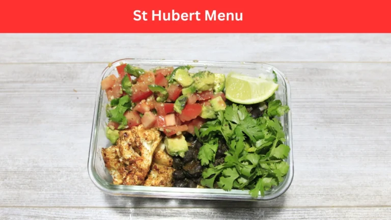 st hubert menu