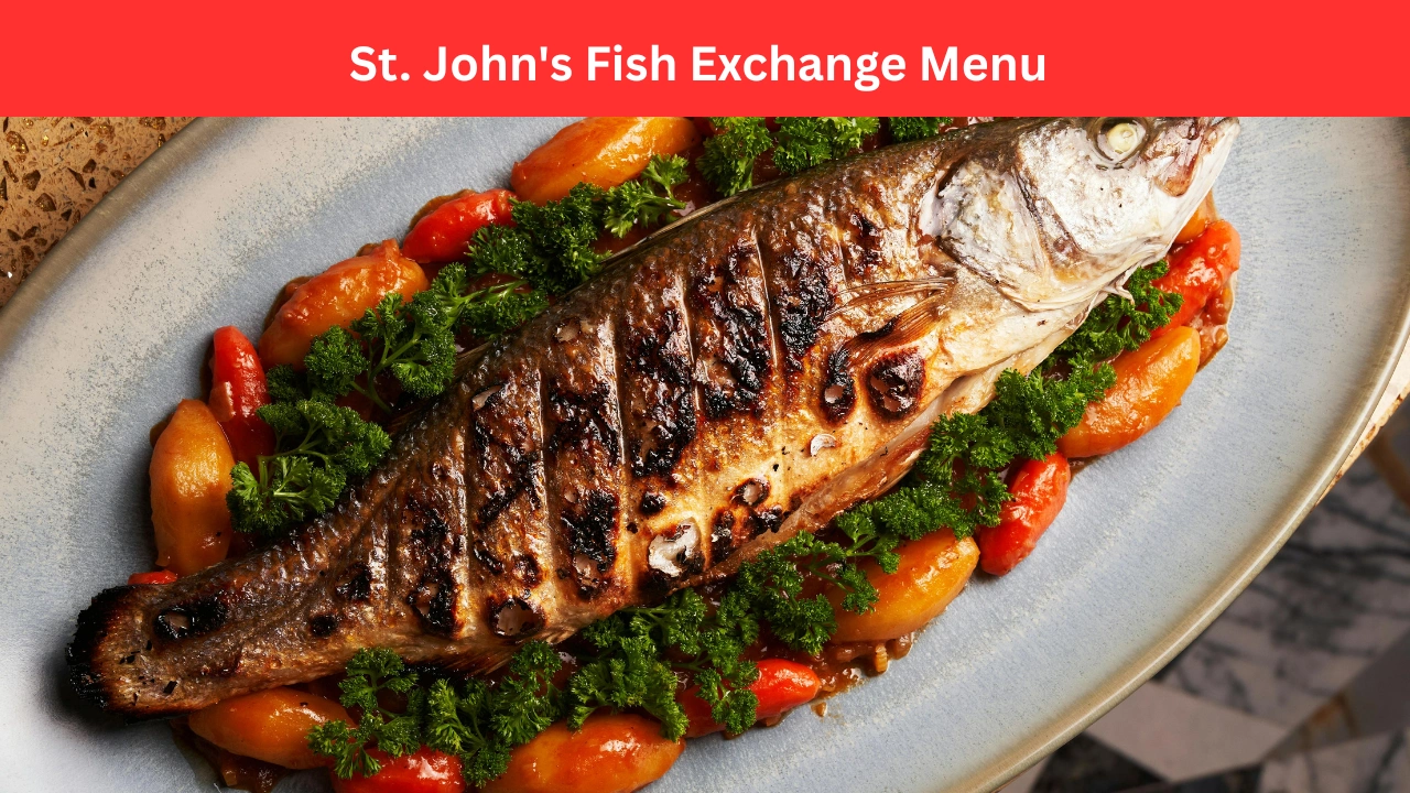 st. john's fish exchange menu