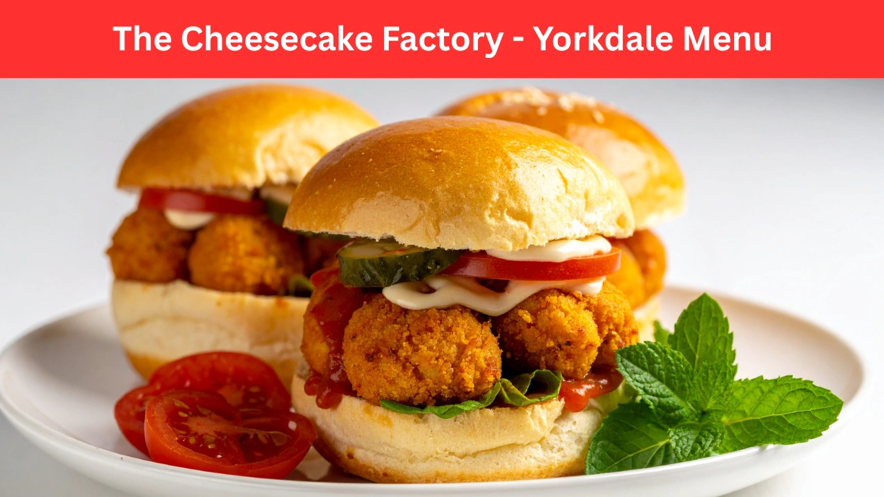 the cheesecake factory - yorkdale menu