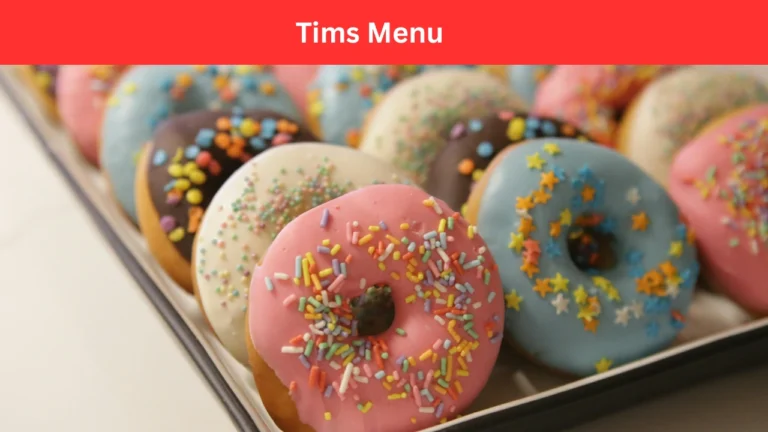 tims menu
