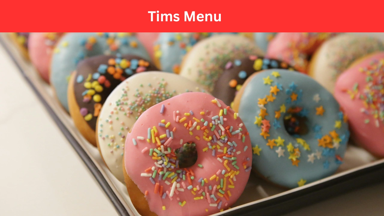 tims menu