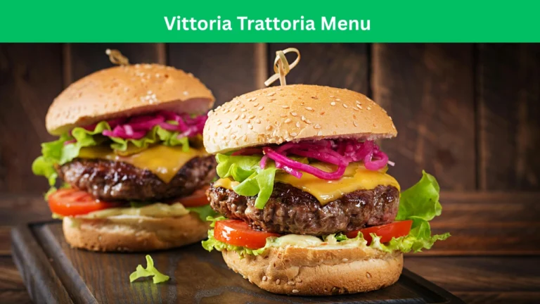 vittoria trattoria menu