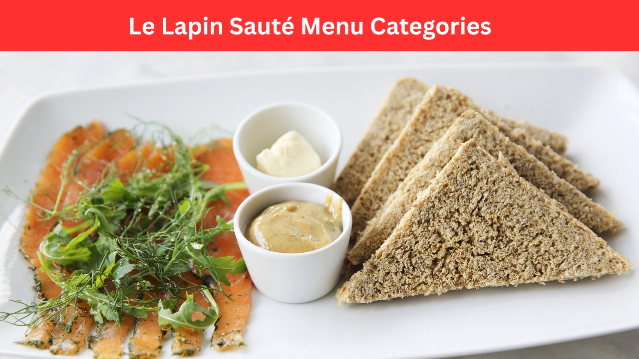 Le Lapin Sauté Menu Categories