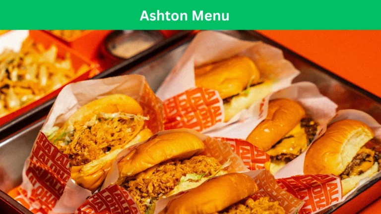 ashton menu