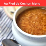 au pied de cochon menu