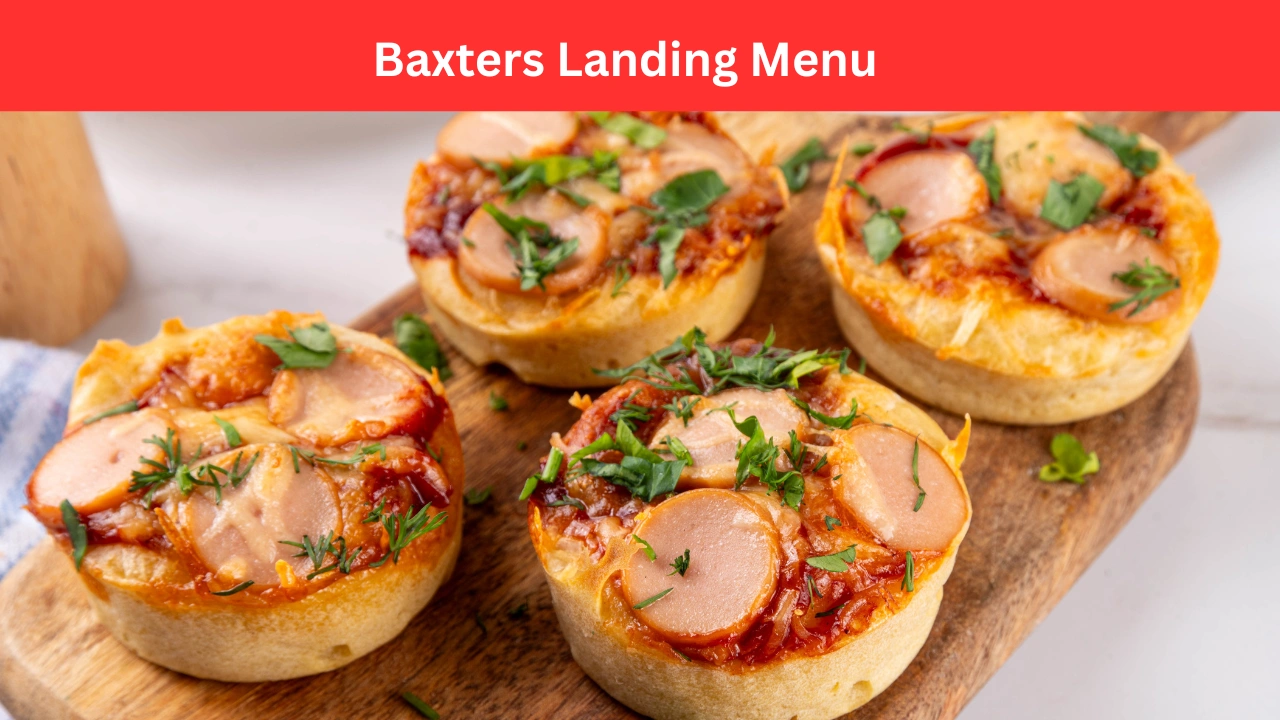 baxters landing menu