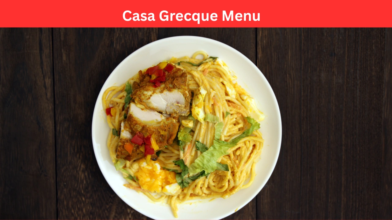 casa grecque menu