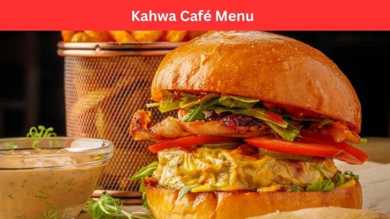 kahwa café menu
