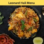 leonard hall menu