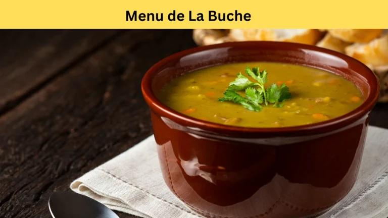 menu de la buche