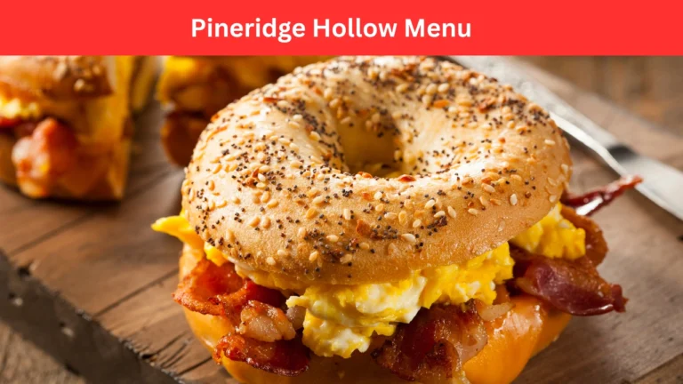 pineridge hollow menu