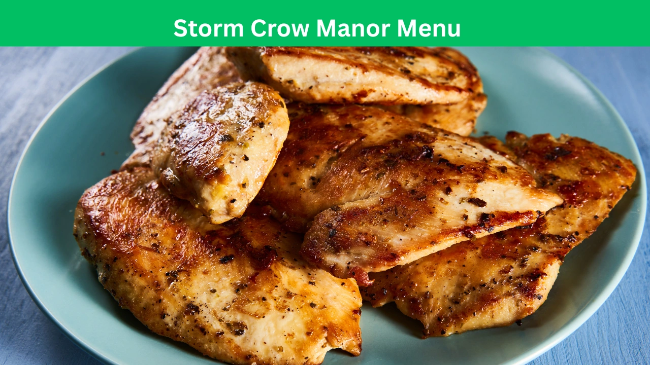 storm crow manor menu