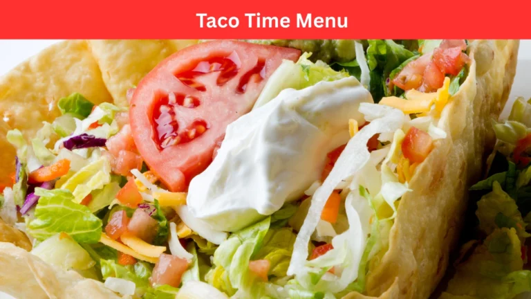 Taco Time Menu