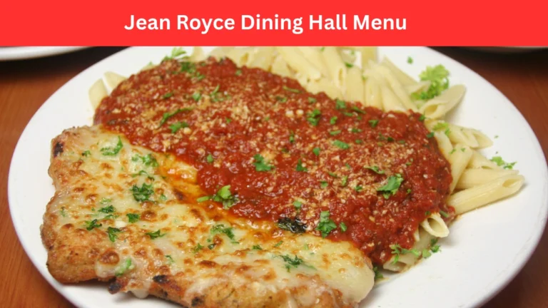 jean royce dining hall menu