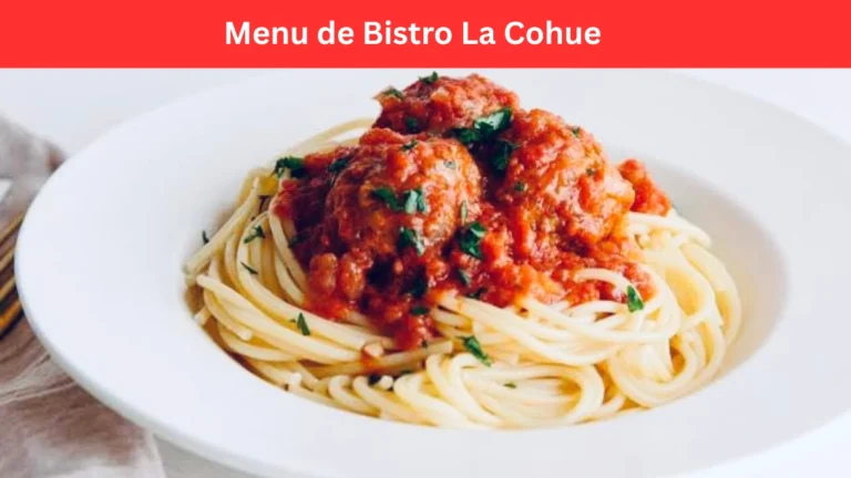 menu de bistro la cohue
