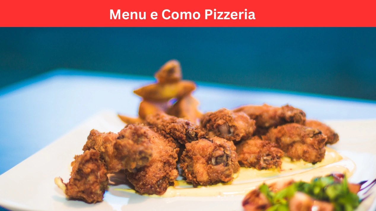 menu de como pizzeria