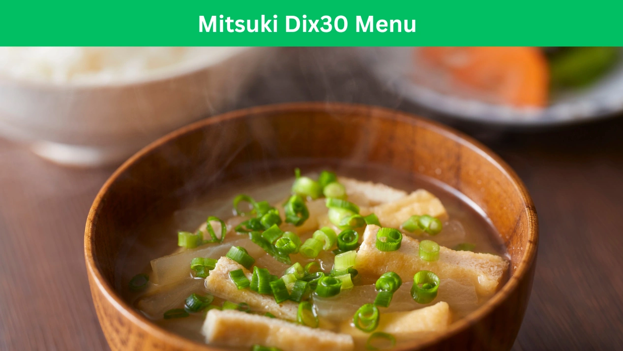 mitsuki dix30 menu