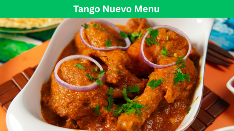 tango nuevo menu