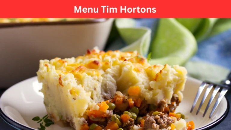 menu tim hortons
