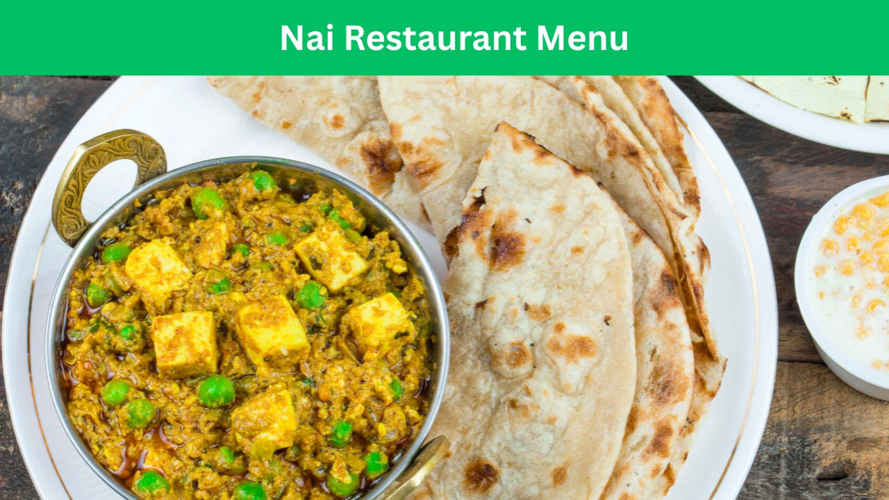 nai restaurant menu